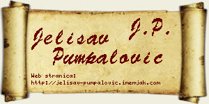 Jelisav Pumpalović vizit kartica